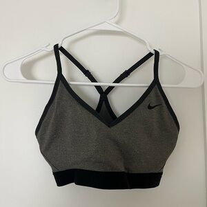 2 Nike Women's Grey and White Dry fit Sports Bra